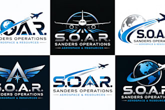 design a professional, aviation, aircraft, travel, or aerospace airline logo