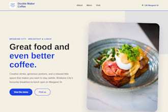 design a modern website for your business