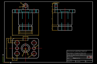 drawings of mechanical components and mechanical parts