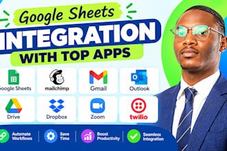 google sheets integration with mailchimp gmail outlook drive dropbox zoom twilio