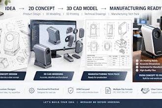 design 3d model for 3d printing machine 3d product design 3d cad modeling design