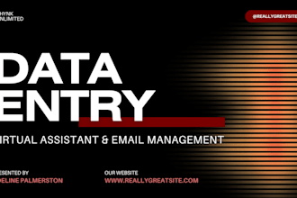 be virtual assistance and data entry specialist
