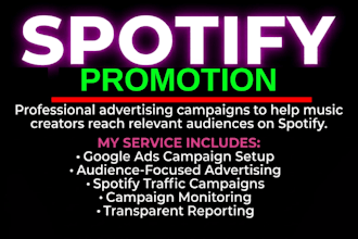 do spotify music promotion