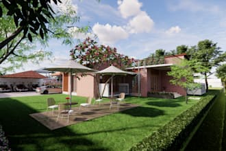 create photorealistic 3d exterior house renderings