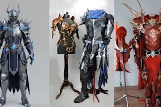 3d cosplay creation 3d cosplay armor eva foam fabric cosplay 3d helmet 3d mask
