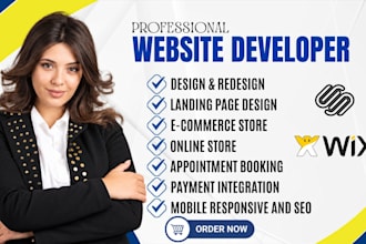 e restyling sito web squarespace sito web wix studio negozio ecommerce e booking