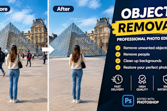 remove unwanted objects, people and backgrounds