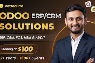 be your odoo developer for erp customization and automation