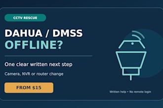 answer one dahua dmss or nvr question in writing