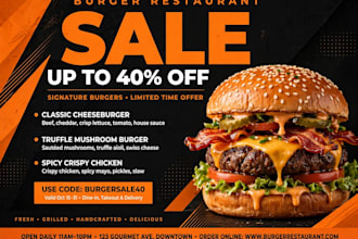 design professional business poster and flyer