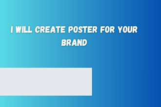 do poster for your brand and business