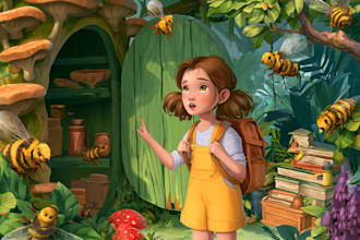 design children book illustration and cover children story