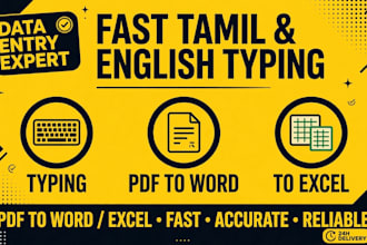 do professional data entry,microsoft excel, microsoft access,microsoft word,