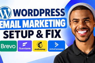 setup fix wordpress email marketing brevo fluentcrm mailchimp activecampaign