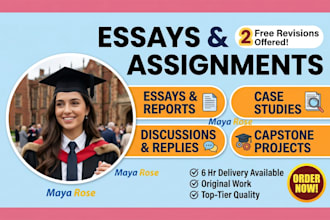 do essay, case studies, report, research and summary in 6 hrs