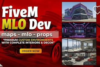 create custom fivem mlo interiors and gtav maps