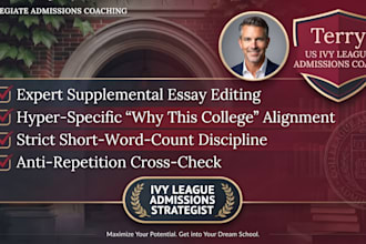 review and edit your why this college and supplemental essays