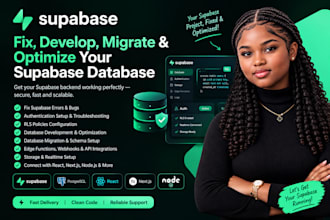 fix supabase authentication, supabase database, database bug, ai app developlent