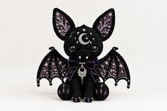 make handmade crochet halloween decoration and custom crochet items