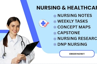 do nursing concept maps, care plans and soap notes