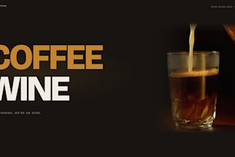 design a cafe or restaurant website with menu and hours
