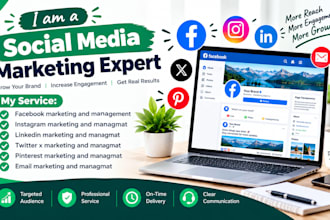 do social media marketing and management