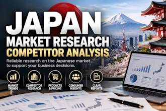 conduct japan market research and competitor analysis
