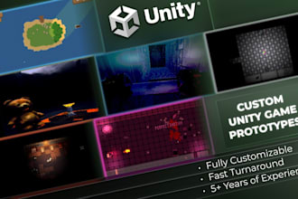 code custom unity game prototypes fully customizable