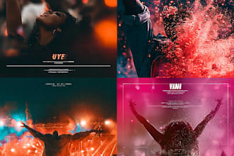 design concert, sports, and festival, poster or flyer