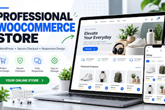 build a professional woocommerce online store
