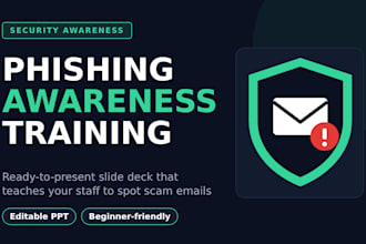 create cybersecurity awareness training for your staff