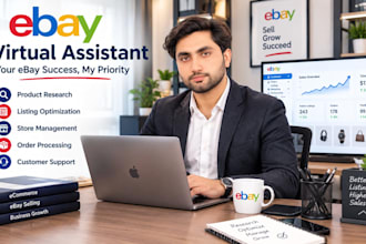 manage your ebay account as a virtual assistant, VA