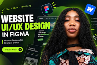 design figma website ui ux design saas website or landing page