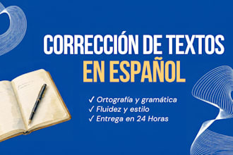 proofread and edit your spanish texts flawlessly