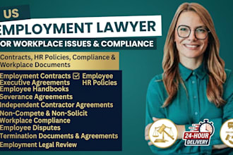 draft, review, and edit employment contracts and agreements