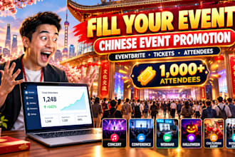 chinese event promotion, eventbrite marketing, event marketing, christmas sales