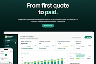 build a website with online booking and card deposits for your business