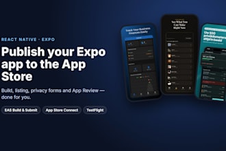 publish your react native expo app to the apple app store