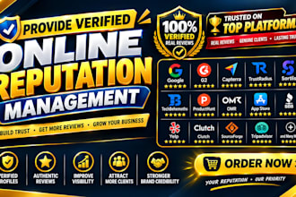 provide verified clutch sorlist omr producthut gmb capterra g2 online reputation