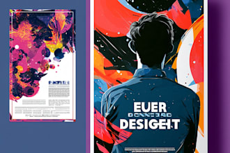 design your print ready and digital posters