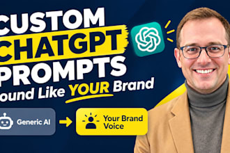 write custom chatgpt prompts for your brand voice