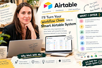 setup airtable automation integration , airtable database, airtable crm workflow