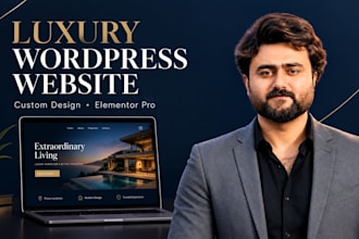 design a custom perfect luxury wordpress website for your premium brand