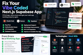 fix your vibe coded nextjs supabase app