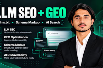 set up llms txt, schema and llm seo for ai