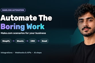 build make com automation scenarios and app integrations