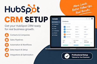 setup hubspot crm hubspot automation crm setup crm automation hubspot expert