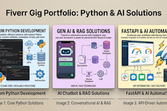 build python ai, genai, rag and llm applications