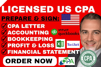 prepare US financial statements, bookkeeping and accounting as michigan CPA