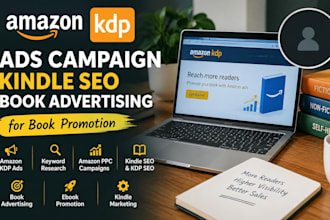 do amazon kdp ads campaign, kindle seo, book advertising for book promotion